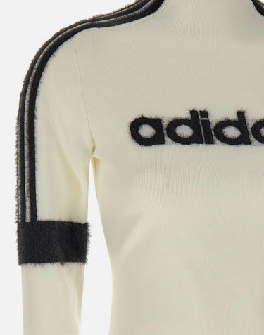"Ls tee"<BR/> JW2524 WHITE ADIDAS 
