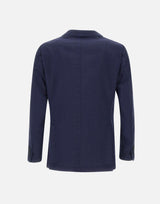 Blazer in misto cotone e mohair DS2538 GL797MFBTB78B SANTANIELLO 