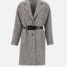 Cappotto in cotone, lana e alpaca CF5394TS74A M9849 LIU-JO 
