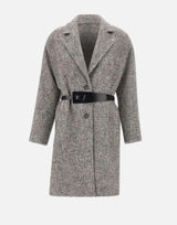 Cappotto in cotone, lana e alpaca CF5394TS74A M9849 LIU-JO 