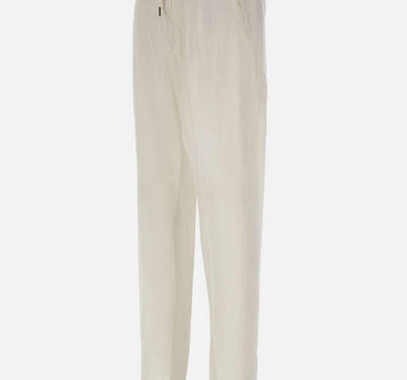 Pantaloni in misto lino con coulisse 26PG1649 01 PERFECTION 