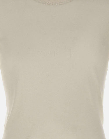 Maglia in seta a maniche corte 43112 23503005 GRAN SASSO 