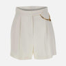 Shorts in gabardina con logo gioiello SH00561E2 360 ELISABETTA FRANCHI 