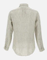 Camicia in lino a righe 710B15594 001 POLO RALPH LAUREN 