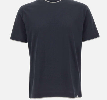 T-shirt in cotone Supima DK17105 BLUE DIKTAT 