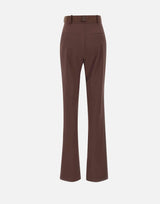 Pantaloni in tessuto tecnico bielastico con cintura PA17261E2 644 ELISABETTA FRANCHI 