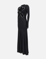 "Long dress in plain jersey" 25AJRO135VI0191 P001 RABANNE 