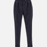 Pantaloni "Pierre" in lana W24MTLG469 NAVY OFFICINE GENERALE 