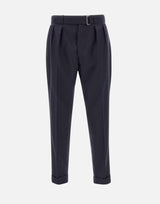 Pantaloni "Pierre" in lana W24MTLG469 NAVY OFFICINE GENERALE 