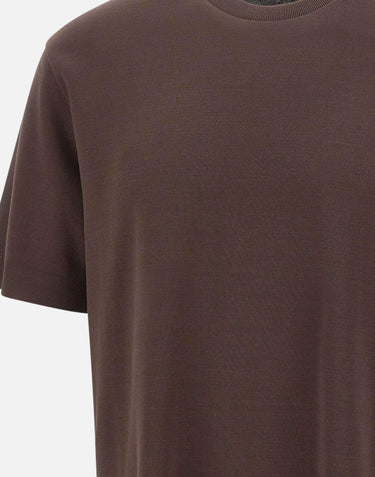 T-shirt in jersey effetto maglia JG000206U 520598800 HERNO 