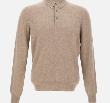 Polo in cashmere e lana 55132 19690030 GRAN SASSO 