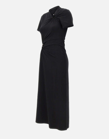 "Pierced and plain long dress" 25PJRO062CO0555 P001 RABANNE 