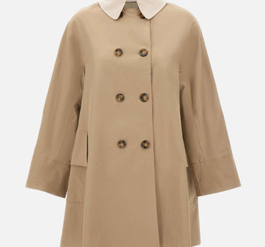 Trench doppiopetto in gabardine F239P000182N 012 ELENA MIRO' 