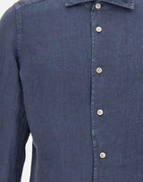 Camicia in lino M75CAMJ12 TET0I02619 ELEVENTY 