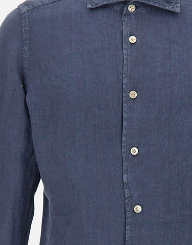 Camicia in lino M75CAMJ12 TET0I02619 ELEVENTY 