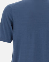 Maglia a maniche corte in misto seta e cotone 300421 216 KANGRA 