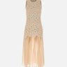 Abito lungo in macramé CA6362J8100 P9649 LIU-JO 