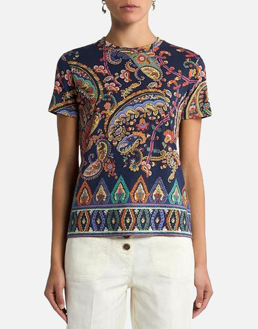 T-shirt in cotone WRMA0006 AKH26X0883 ETRO 