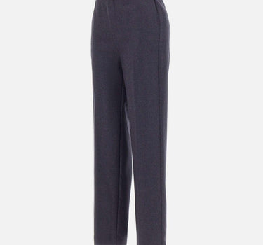 Pantaloni in lana con orli sfrangiati S52KA0566 M35466524M MM6 MAISON MARGIELA 