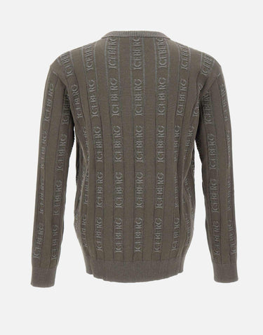 Maglia con logo Iceberg all over A0117604 5591 ICEBERG 