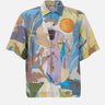 Camicia in misto viscosa stampata M1R857ZV03017 43 PAUL SMITH 