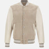 Giacca bomber in pelle scamosciata M75GBTM23 PEL0M0250700 ELEVENTY 