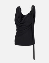 Top in jersey lucido 2C455A N0990 BLUMARINE 