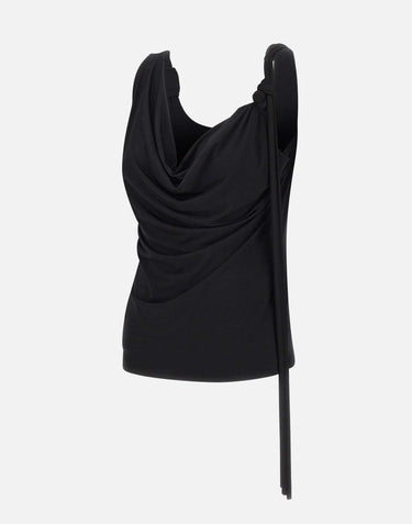 Top in jersey lucido 2C455A N0990 BLUMARINE 
