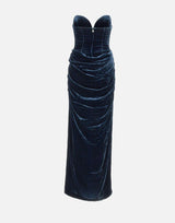 "Silk velvet slit dress" 114921 1192 ROTATE BIRGER CHRISTENSEN 