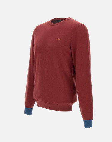 Maglia in lana e cotone K45143 35 SUN68 