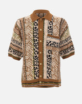 Camicia in maglia jacquard S6LAMAKS059 920 LANEUS 