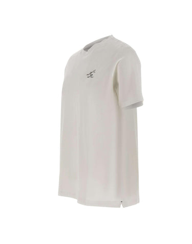 T-shirt in cotone con logo 16311627 965 PAUL&SHARK 