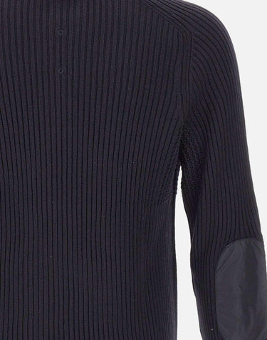 "Ribbed Zip Up Cardigan" PMG25 BLUE PREMIATA 