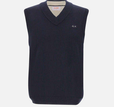 Gilet in morbida lana e cashmere K45115 07 SUN68 