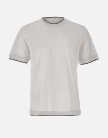 T-shirt in cotone Supima DK17105 BIANCO DIKTAT 