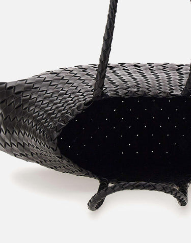 Borsa "Santa Croce Big" in pelle 8892 BLACK DRAGON DIFFUSION 