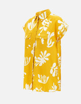 Camicia "Addotto" in lino e viscosa 2513111142200 003 MARELLA 
