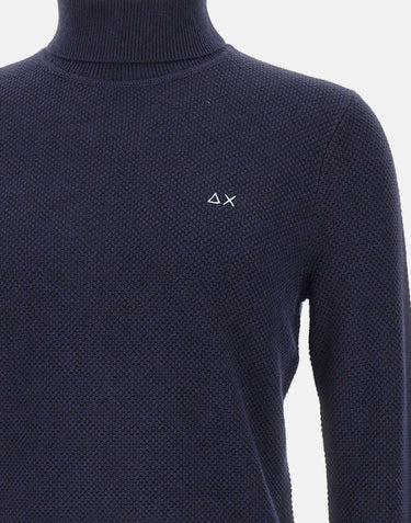 Maglia in lana e cotone K45127 07 SUN68 