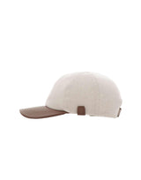Cappello da Baseball con visiera in pelle N77CPLN15 TES0N0260205 ELEVENTY 