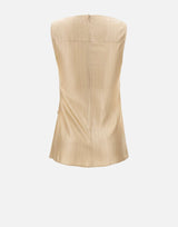 Top drappeggiato "Fonda" FONDA ECRU LOULOU DE SAISON 