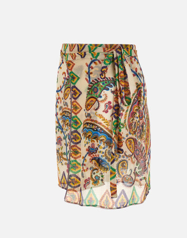 Pareo con motivo paisley floreale WRPA0032 AKF30X0800 ETRO 