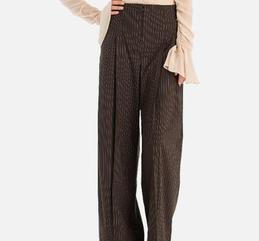 "Pinstripe wide leg pants" 114698 3065 ROTATE BIRGER CHRISTENSEN 