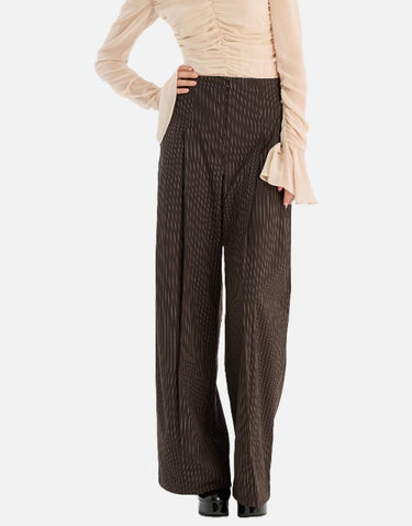 "Pinstripe wide leg pants" 114698 3065 ROTATE BIRGER CHRISTENSEN 