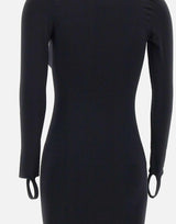 "Sculpting jersey midi dress" PS25191300 004 ANDREADAMO 