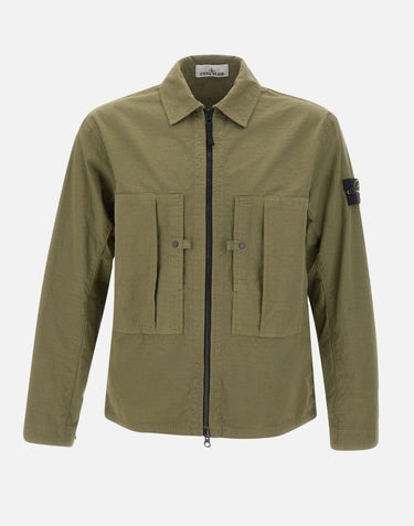 Overshirt in ripstop di cotone 1200005S0298 V005G STONE ISLAND 