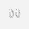 Orecchini  in ottone finitura argento 22ABB0216MET346 P040 RABANNE 