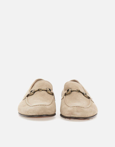 Mocassini "Vasco" in pelle scamosciata VASCO BEIGE DUCA DEGLI ABRUZZI 