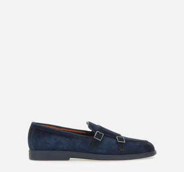 Mocassini  "Pura" in pelle scamosciata MGAR19006OOTSEAA U60 SANTONI 