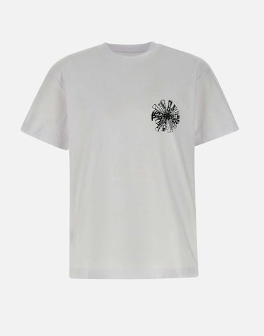 "Textured SS Tee Brilliant t-shirt" P104JWSH225 WHITE PURPLE BRAND 