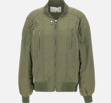 "Symmetrical Bomber jkt" 25ACOW033PA0249 P309 RABANNE 